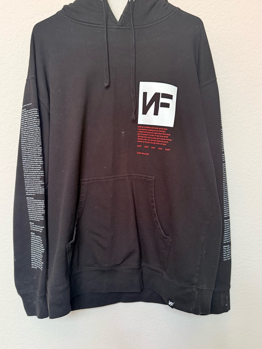 NF Logo Black Pullover Hoodie